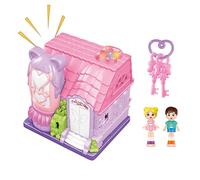 Doll House Villa, Light Music Playset Toy, Multi Room Pretend Villa with Interactive Sound System, Sturdy Play House Set, Colorful Dream Design Mansion, Kids Bedroom for Play Use