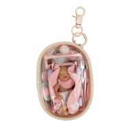 Doll Keychain - Mini Silicone Doll Pendant For Bags And Backpacks, Cute Soft Design Style Structure, Lightweight Charm System + Durable Clip Attachment Build, Safe Silicone Finish Long Use - For
