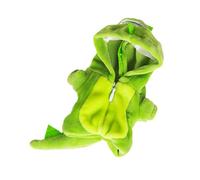 Doll Outfit, Doll Jumpsuit, Cartoon Animal Plush Soft Toy Clothing Dress-Up for Costume Accessory Fun Present Friends Family Teens Adults, 3.94x6.69 Inches Green, 1-Piece, 20g