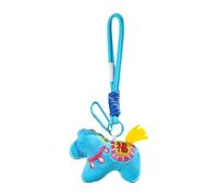Doll Ponny Keychain - Lunar Bag Charm | 8.07x3.54 Inch Horse Plush Keychain with Cute Design, Soft Plush Hanging Ornament with New Year Theme, Key Ring, Animal Keyring for Backpack and Handbag