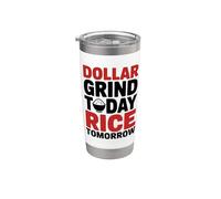 Dollar Grind Filipino Expatriado Workday Vaso térmico de acero inoxidable de doble pared
