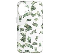 Dollar Paper Money Love Me Falling Down Riqueza Atracción Carcasa para iPhone 16
