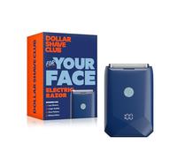 Dollar Shave Club | para tu afeitadora facial | Doble cabeza, resistente a la ducha, fácil de limpiar | Afeitadora eléctrica para hombres, barba y película facial, eléctrica