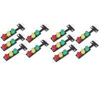 DollaTek, 10 Uds., módulo de semáforo Led, Salida de señal Digital de 5V, Brillo Ordinario, Control Separado de 3 Luces
