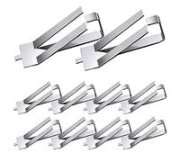 DollaTek 10 Uds pinzas de resorte de acero inoxidable para cama de cristal, abrazaderas de plataforma estables para impresora 3D E3 Pro E3S E5 Pro CR-20 PRO CR-10S Pro