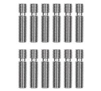 DollaTek 10pcs barril de acero inoxidable M6x26mm boquilla garganta para MK8 tubo Makerbot impresora 3D 1.75mm extrusora de extremo caliente