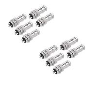 DollaTek 10Pcs Conector de aviación 16mm 3P 7A 125V GX16-3 Impermeable Macho Panel Hembra Conector de Alambre de Metal de aviación