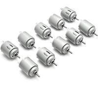 DollaTek 10Pcs DC Motor 140 Mini Motor eléctrico DC 3-5V 6300 RPM para Juguetes de Bricolaje