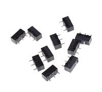 DollaTek 10Pcs Interruptor micro D2FC-F-7N 10M para reemplazo de reemplazo de mouse probado