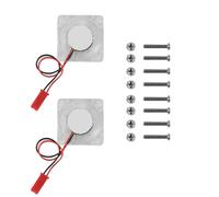 DollaTek 2 Ventiladores Silenciosos Sin Escobillas 30mm para Raspberry Pi 5/4b/3b+/3b/2b+ 5V DC Ultra Silencioso Conector Blue LCD Ruido 18dB Incluye Tornillos de Montaje