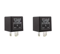 DollaTek 2Pcs 3-Pin 12V LED Car Flasher Relay Flash Fix Intermitente Indicador