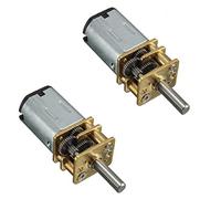 DollaTek 2Pcs DC 3V 35RPM 3mm Shaft Mini Metal Gearwheel Gear Motor GA12-N20