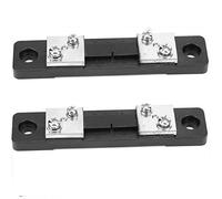 DollaTek 2Pcs FL-2 50A 75MV DC Current Shunt Resistor para medidor de Panel de amperios