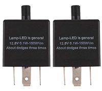 DollaTek 2Pcs Relés Intermitentes led 3 Pin CF13 JL-02 EP34 Relés Intermitentes Intermitentes relé Intermitente Ajustable