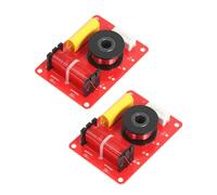 DollaTek 2Pcs Sistema de Altavoces de 2 vías de 130 vatios Filtros de Cruce de Audio Distribuidor de frecuencia