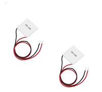 DollaTek 2pcs TEC1-12705 40x40MM Refrigerador termoeléctrico Placa de refrigeración Peltier