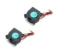 DollaTek 2Pcs ventilador de refrigeración de la impresora 3D DC 12V para disipadores de calor más fríos negro