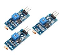 DollaTek 3Pcs Módulo de Sensor de Intensidad de Luz Digital Photo Resistor Fotoresistor para Arduino UNO