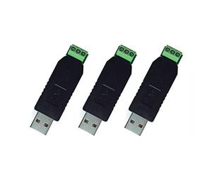 DollaTek 3Pcs USB 2.0 a RS485 Serial Converter Adapter CP2104 SN75176 protección Doble Fuse + TVS Estable Que FT232