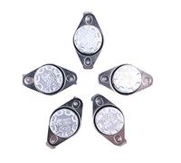 DollaTek 5-Pack KSD301 Interruptor de control térmico termostato 50 grados centígrados 250V 10A Interruptor de temperatura termostato normalmente cerrado NC