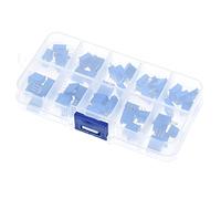 DollaTek 50PCS 10Value 500 Ohm a 1M ohmios 3296W Multiturn Trimmer Potenciómetro Variable Resistor Variable con Plastci Box