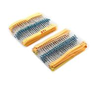 DollaTek 560PCS 1 / 4W Watt 1% Resistores de Película de Metal Assorted Kit Set 56 Valores (1 Ohm ~ 10M ohmios)