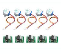 DollaTek 5Pcs 28BYJ-48 ULN2003 5V Motor Paso a Paso + Placa de Controlador ULN2003 para Arduino
