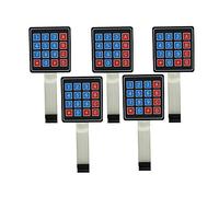 DollaTek 5Pcs 4x4 Universial Teclado del Teclado del Interruptor dominante 16 para Arduino