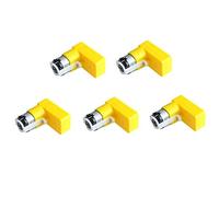 DollaTek 5Pcs DC Motor 3-6V DC Gear TT Caja de Cambios magnética de Doble Eje 1:48