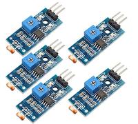 DollaTek 5Pcs Módulo de Sensor de Intensidad de Luz Digital Photo Resistor Fotoresistor para Arduino UNO