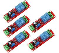 DollaTek 5Pcs NE555 12V DC Ajustable 0-10 Segundo Temporizador Temporizador de Retransmisión Interruptor Módulo de Interruptor para Arduino Raspberry Pi