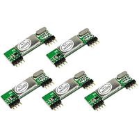 DollaTek 5Pcs RXB6 433Mhz Módulo Receptor inalámbrico Superheterodyne para Arduino/Arm/AVR