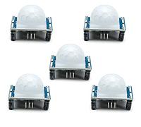 DollaTek 5pcs SR501 módulo de Sensor Humano piroeléctrico infrarrojo PIR Motion Detector módulos