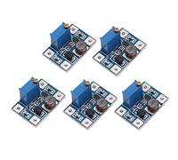 DollaTek 5PCS SX1308 Regulador de Voltaje de la CC Aumente el convertidor del Alza Módulo de la Fuente de alimentación 2-24V a 2-28V 2A