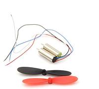 DollaTek 5PCS Toy RC Helicopter 720 Motor + 10PCS Propeller Model Aircraft Ultra-High-Speed Strong Magnetic Large Torque Coreless Motors