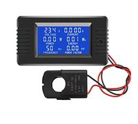 DollaTek AC 80-260V 100A Voltaje de corriente Amperaje Medidor de panel de energía de energía Pantalla digital LCD Amperímetro Voltímetro Multímetro con CT abierto