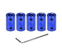 DollaTek Acoplamiento 5PCS para accesorios de impresora 3D Máquinas CNC de grabado Acoplamiento de aluminio DIY 5 mm a 8 mm para impresora 3D