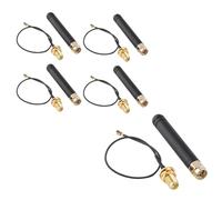 DollaTek Antena U.FL IPX a Conector SMA de 868-915 MHz para Placa Lora Lora32u4 II WiFi Lora32 (5 Unidades)