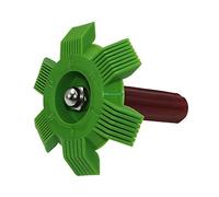 DollaTek - Cepillo de herramientas de refrigeración, cepillo de refrigeración del condensador de aire acondicionado con aletas de aire acondicionado, aletas de enfriamiento de evaporador, color verde