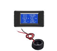 DollaTek Coil CT Transformador Cerrado 100A AC Pantalla Digital Monitor de energía Medidor de voltímetro Amperímetro Frecuencia Corriente Medidor de Factor de Voltaje