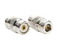 DollaTek Conector RF coaxial N-K hembra a UHF-K hembra SO239 adaptador