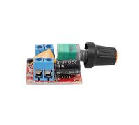 DollaTek DC 3V-35V 5A Controlador de Velocidad del Motor PWM Stepless Regulador de Voltaje Variable Regulador del regulador de conmutación Construir con indicador LED y función de Interruptor