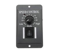 DollaTek DC 6A Regulador de Velocidad del Motor Regulador de Velocidad del Motor Interruptor de Control Giratorio Positivo y Negativo 12V / 24V / 36V / 48V