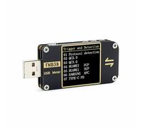 DollaTek FNB38 medidor de voltaje de corriente USB probador QC4+PD3.0 2.0 PPS carga rápida protocolo capacidad probador 5A 5V/12V/24V