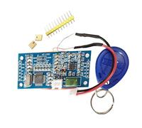 DollaTek HZ-1050 RFID 125 KHz EM4100 Lector de Tarjetas inalámbrico Módulo ATMEGA8 Lector de identificación Módulo RFID DC 5 V Kit DE Bricolaje