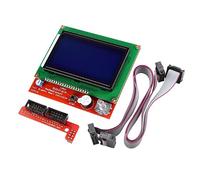 DollaTek Kit de controlador de impresora 3D Rampas 1.4 + Controlador de pantalla inteligente gráfica completa + A4988 Controlador de motor de velocidad gradual para RepRap