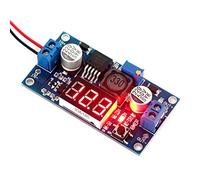 DollaTek LM2577 convertidor del Alza DC 3-34V 4-35V a 5V / 12V Paso Ascendente Ajustable voltios Regulador con el módulo de Fuente de alimentación del Monitor LED Rojo del voltímetro del Voltaje