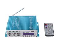DollaTek Mini Bluetooth estéreo de Alta fidelidad de Audio Amplificador AMP Bass Booster MP4 12V de la Ayuda FM / MP3 / TF/USB/DVD para Coche de la Motocicleta del Coche automático de CD DVD