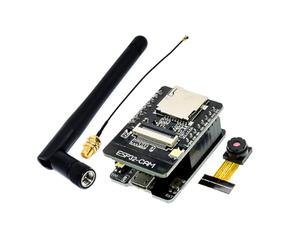 DollaTek Módulo Bluetooth WiFi ESP32-CAM con módulo de cámara, placa de desarrollo, antena ESP32 IPX 2.4G, programador ESP32