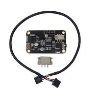 DollaTek - Módulo de recepción Bluetooth 4.2, receptor de audio Bluetooth portátil AS1711BT, DC 5-35V, negro